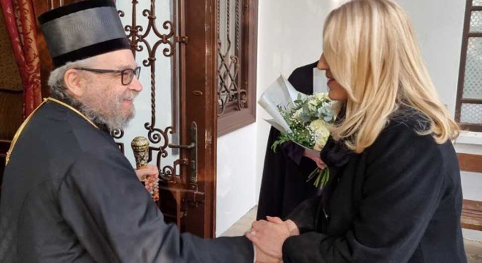 Cvijanovićeva se sastala sa episkopom Lukijanom