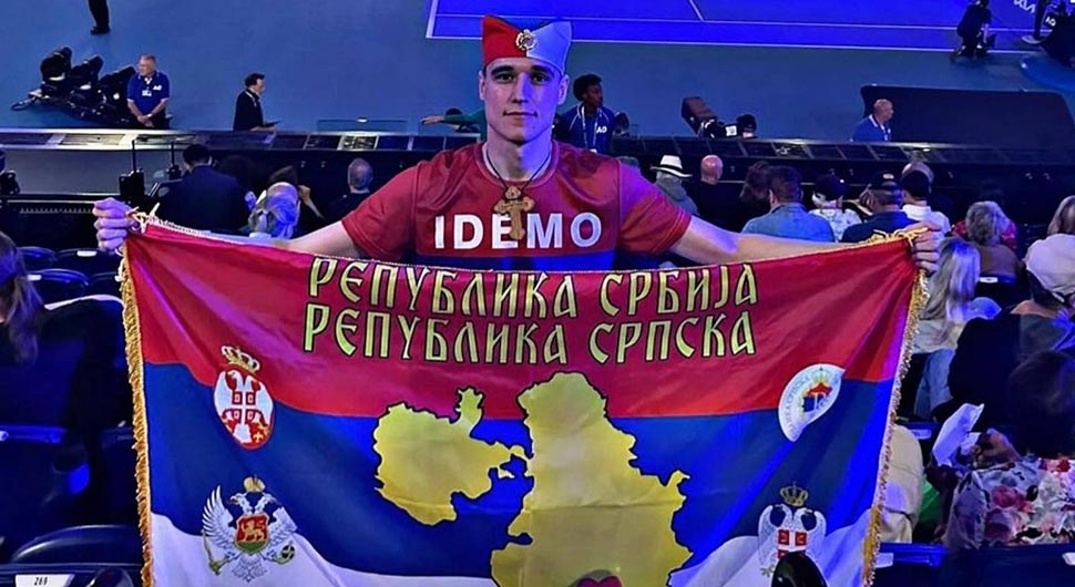 Melburn: Šajkača na glavi i zastava Srpske i Srbije