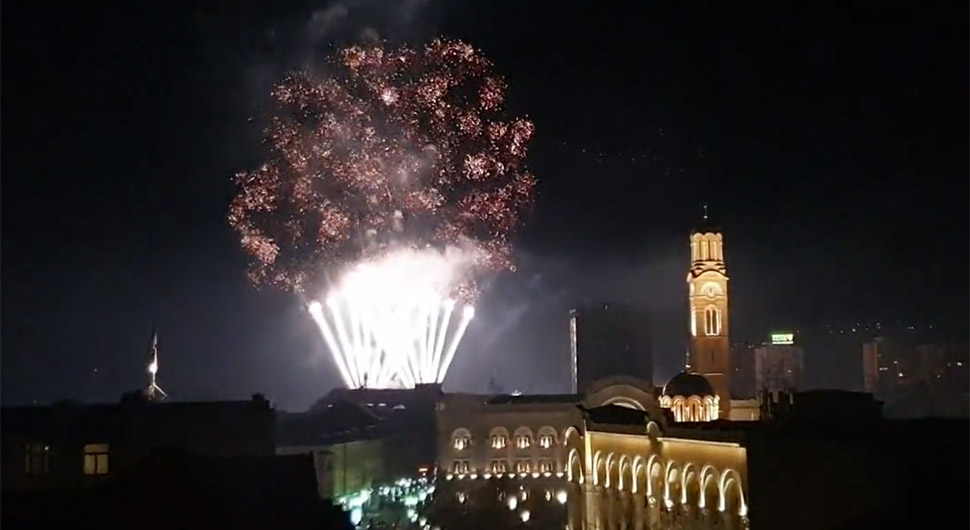 Pogledajte novogodišnji vatromet u Banjaluci