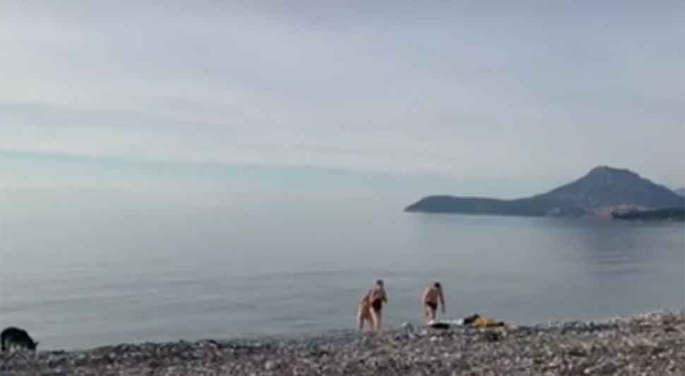 Januarsko kupanje u Baru