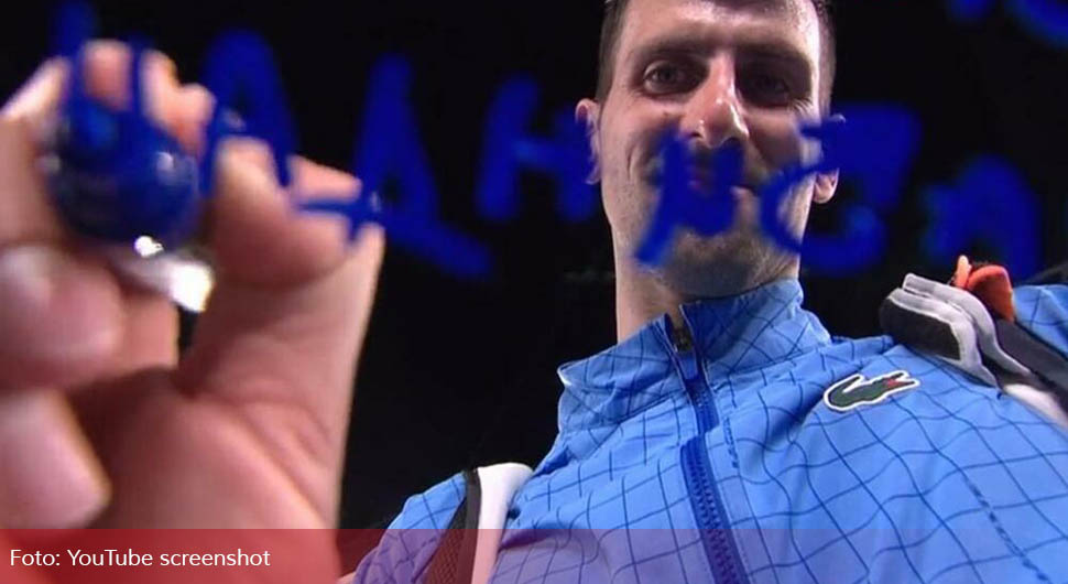Novak nakon pobjede na kameri ćirilicom napisao poruku