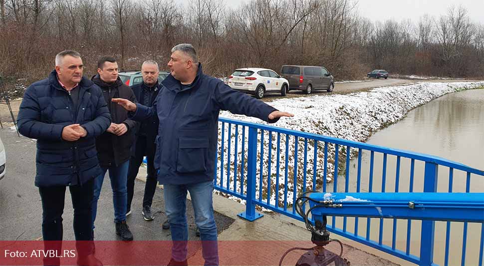 Minić i Milovanović obilaze vodoprivredni objekat Janja