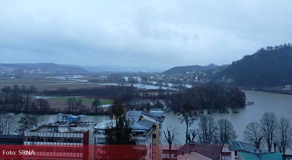 Vodostaj rijeka Une i Sane u Novom Gradu u porastu, nema poplavljenih