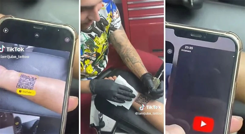 Istetovirao QR kod koji vodi do pjesme Sinana Sakića