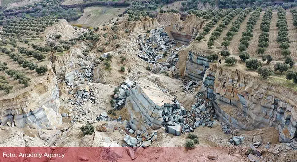 Apokaliptični prizori iz Turske: Zemljotres "prepolovio" maslinjak