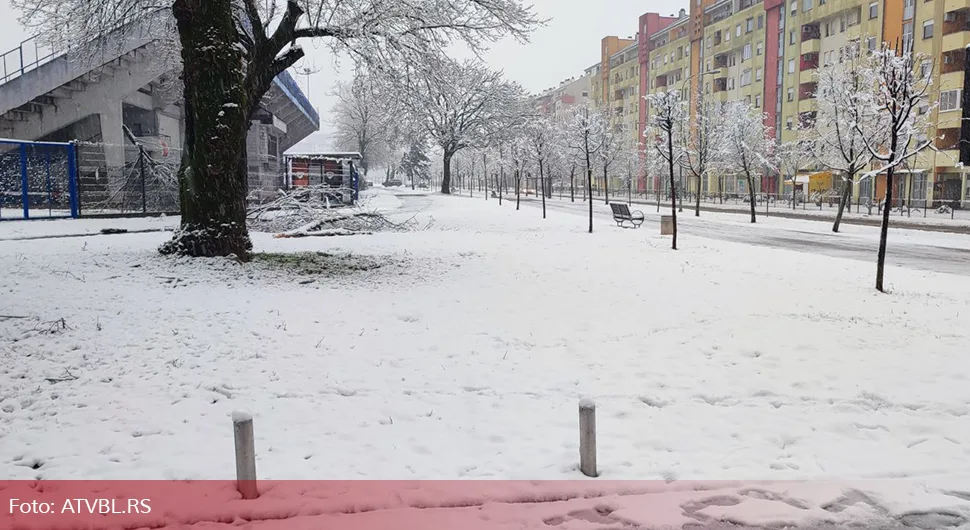 Većina Srpske pod snježnim pokrivačem
