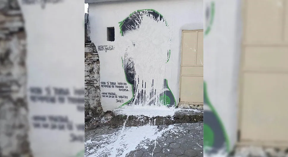 Saslušani osumnjičeni za skrnavljenje murala Đokovića