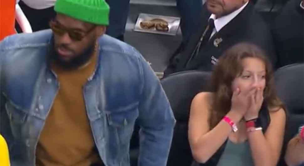 Reakcija djevojčice dok Lebron sjeda pored nje postala viralna