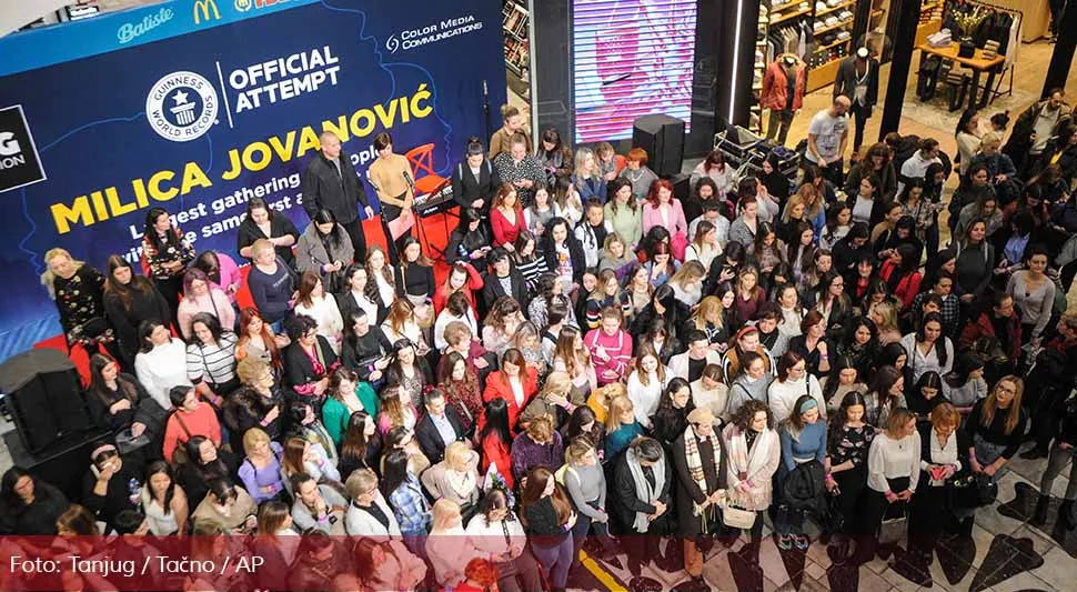 Oboren Ginisov rekord: 256 Milica Jovanović se skupilo u Beogradu