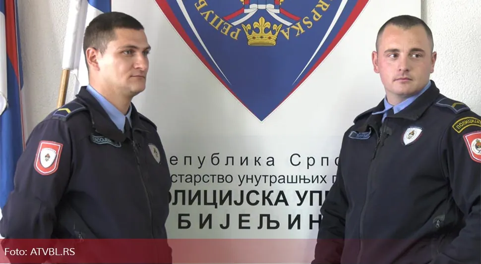 Bijeljina: Mladi policajci pokazali hrabrost