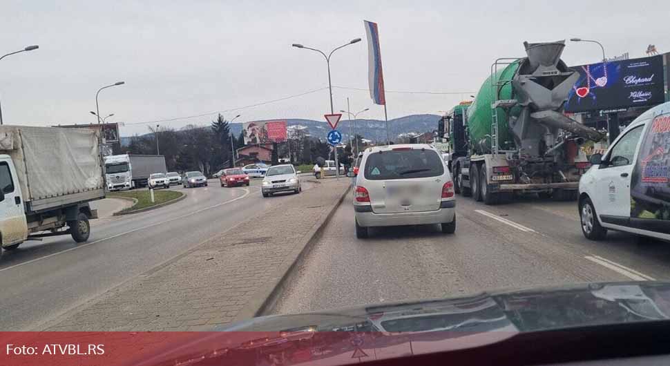 Udes kod Centruma, saobraćaj usporen