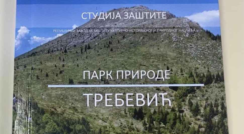 Ćosić: Urađena konačna verzija studije zaštite za park prirode “Trebević”