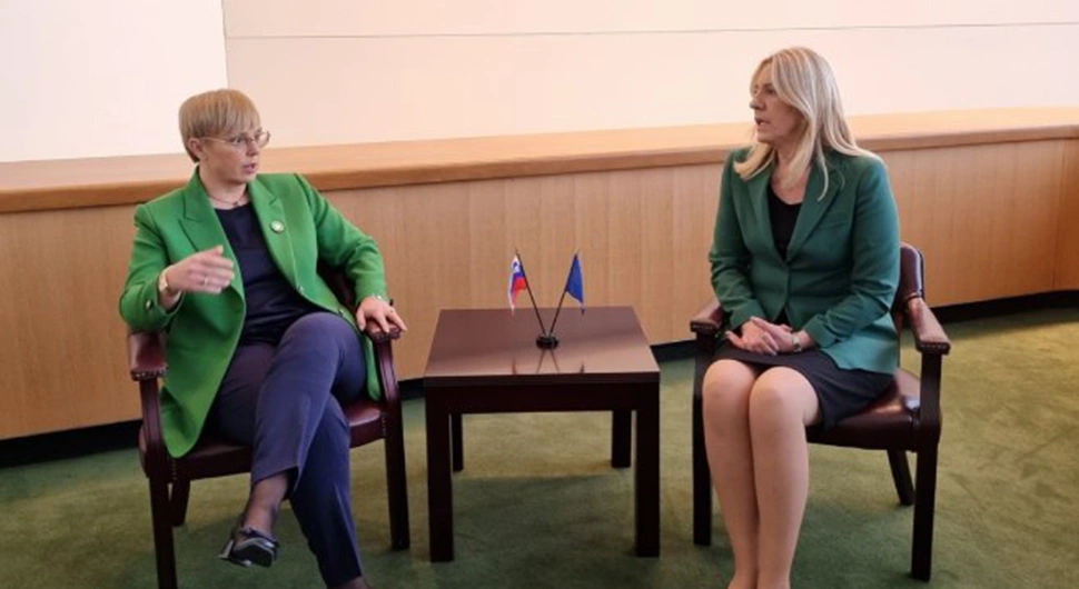 Cvijanovićeva sa predsjednicom Slovenije: Bilateralni odnosi na veoma visokom nivou