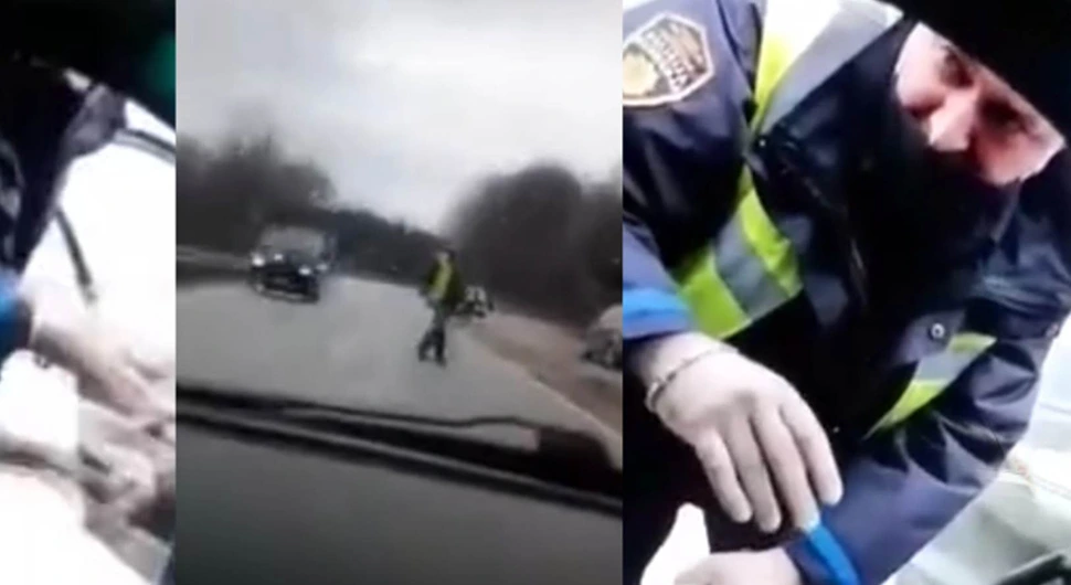 Bahatost u BiH: Odbio naređenja policajca, pa ga umalo pregazio