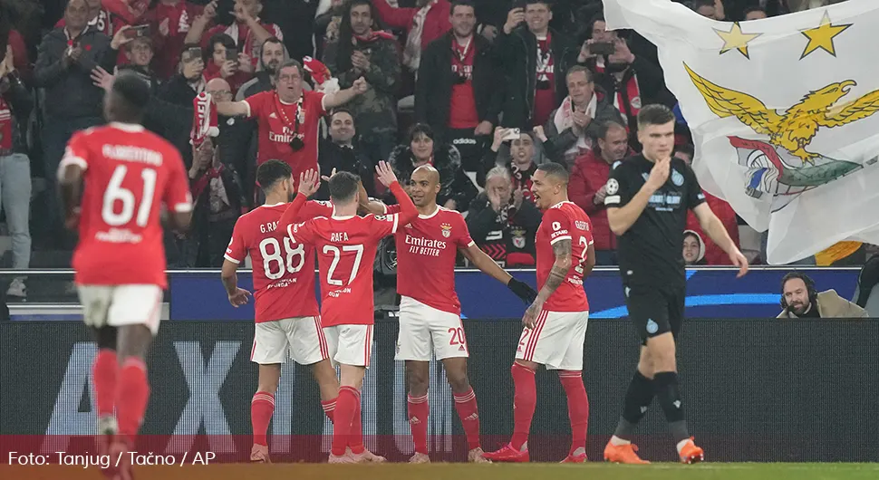 Benfika razbila Briž za četvrtfinale