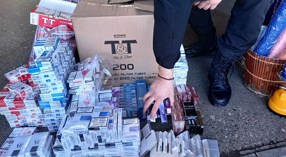 U Banjaluci oduzet duvan i cigarete vrijednosti 53.235 KM