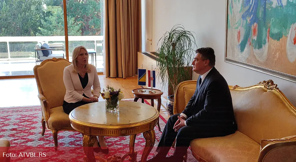 Cvijanovićeva se sastala sa Milanovićem