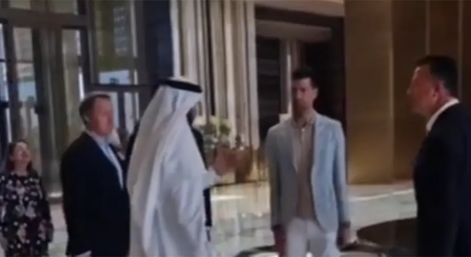 Đani presreo Đokovića u Dubaiju: Da pozdravimo familiju