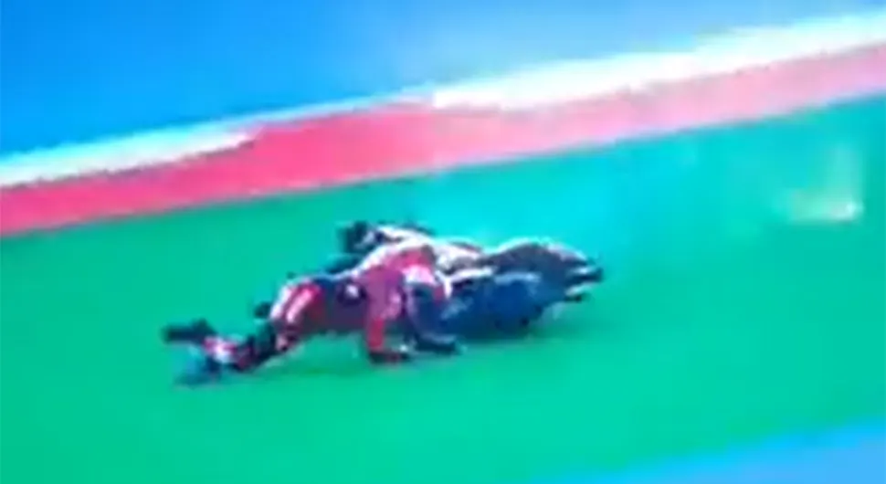 Stravična nesreća u Moto GP - VIDEO