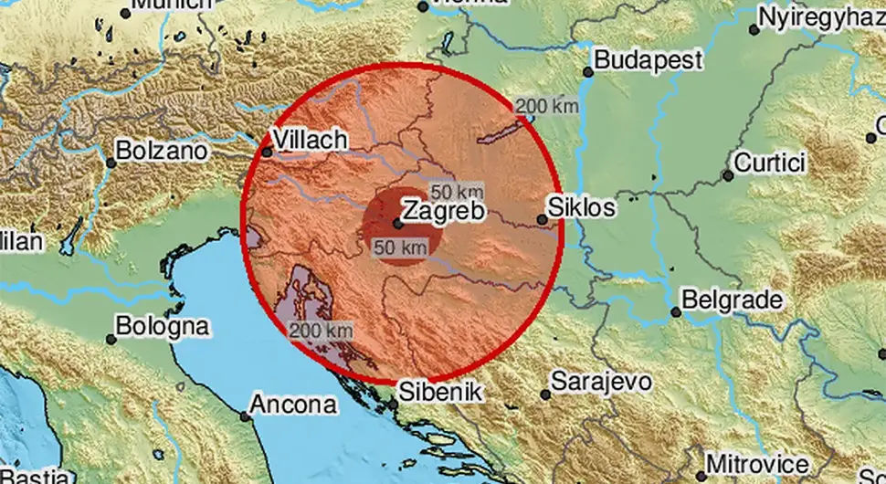 Dva zemljotresa pogodila Zagreb