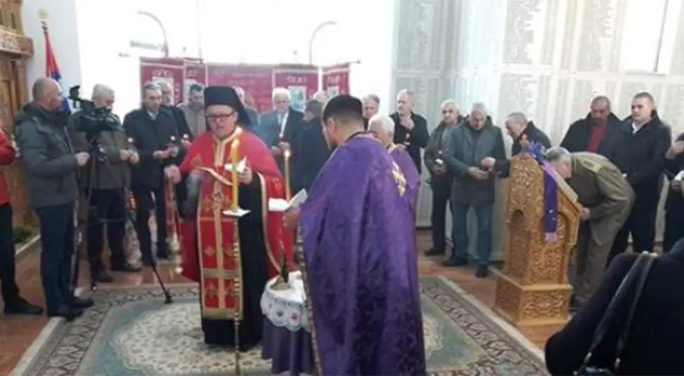 Parastos srpskim vojnicima u manastiru na Ravnoj Romaniji