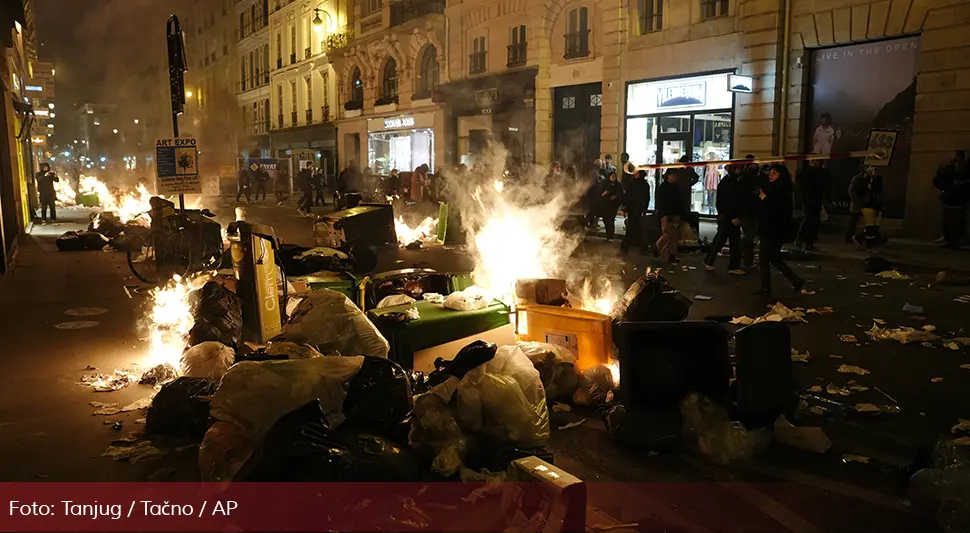 Na protestima u Francuskoj uhapšena 61 osoba