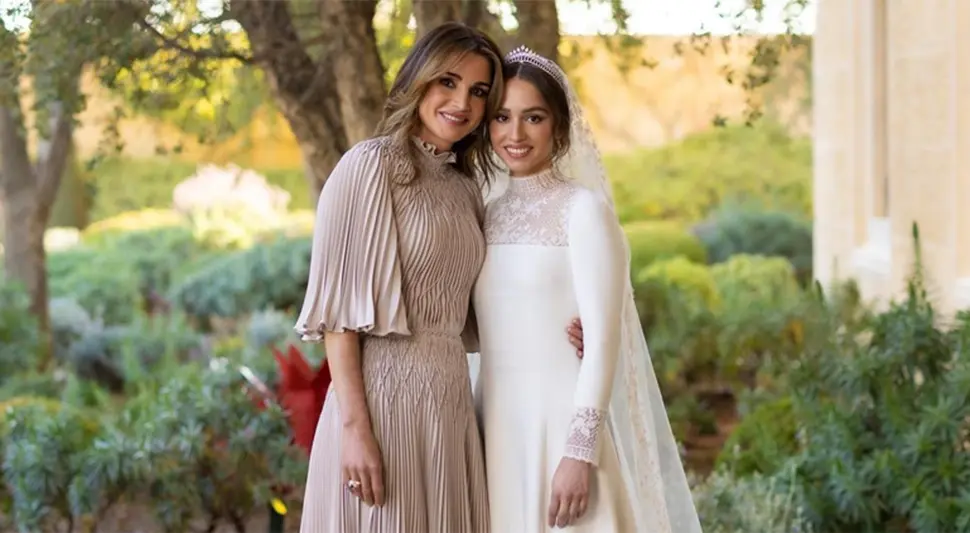 Vjenčala se kćerka kraljice Ranije, zablistala u elegantnoj haljini