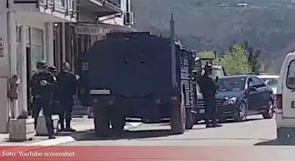 Sirene za opasnost na Kosmetu: Desetine specijalaca stiglo u džipovima