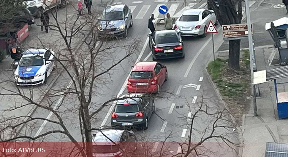 Lančani sudar u Banjaluci, stvorila se gužva u saobraćaju