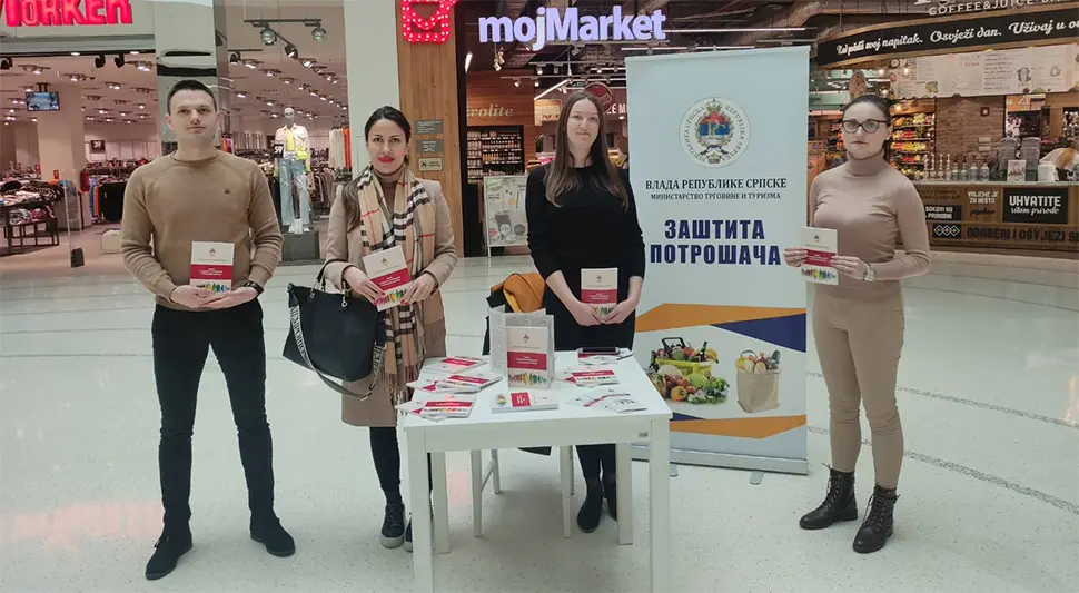 Potrošači moraju biti upoznati sa svojim pravima: Ministarstvo dijelilo letke