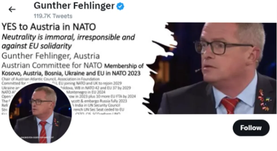 "Tviter rat" protiv Felingera: Sakrio se u Prištinu