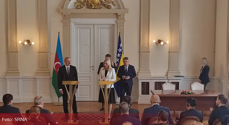 Željka Cvijanović i Ilham Alijev potpisali Deklaraciju o strateškom partnerstvu