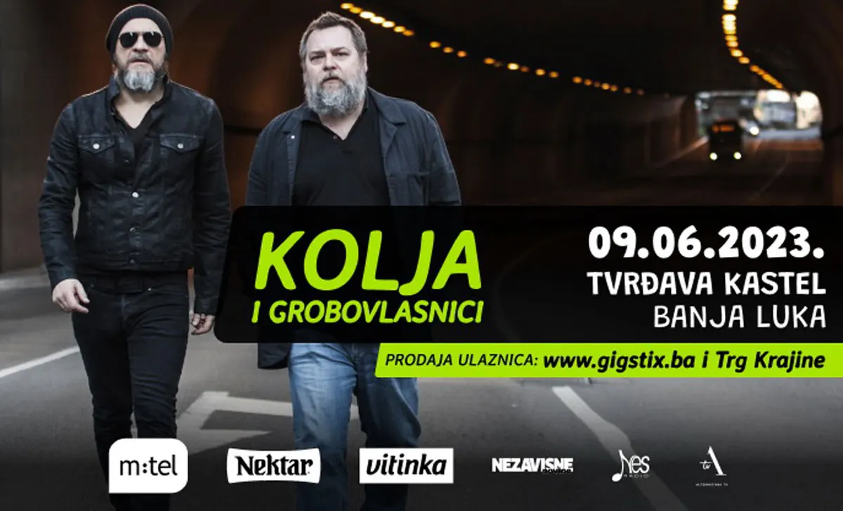 Kolja i "Grobovlasnici" 9. juna u Banjaluci