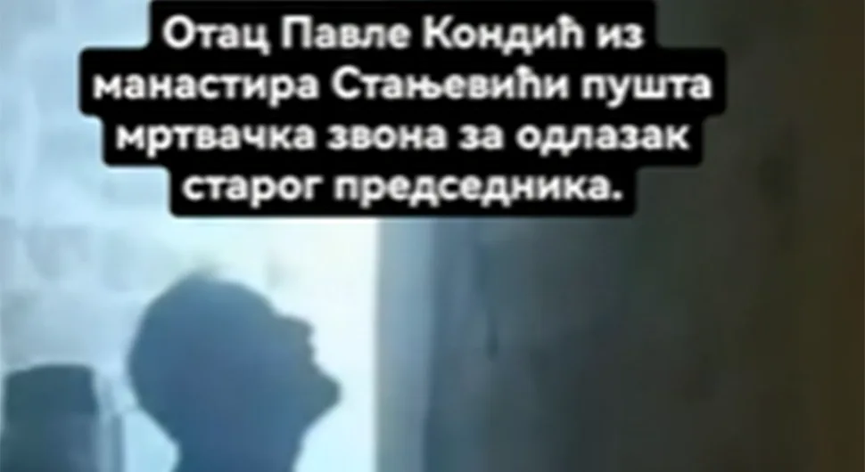 Monah zvonio "mrtvačka zvona" za Đukanovića