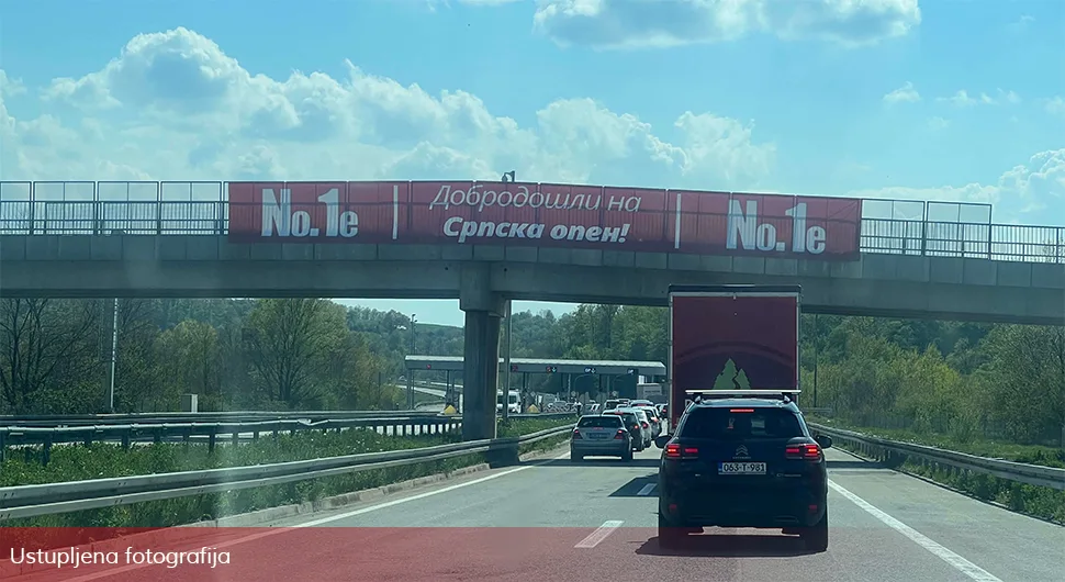 "Autoputevi Srpske" se pridružili teniskoj groznici: "Dobrodošli na Srpska open“
