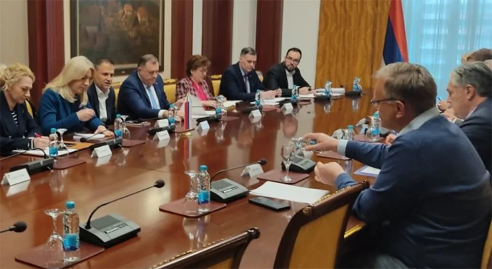 Dodik i Cvijanović na sjednici Organizacionog odbora Srpska opena