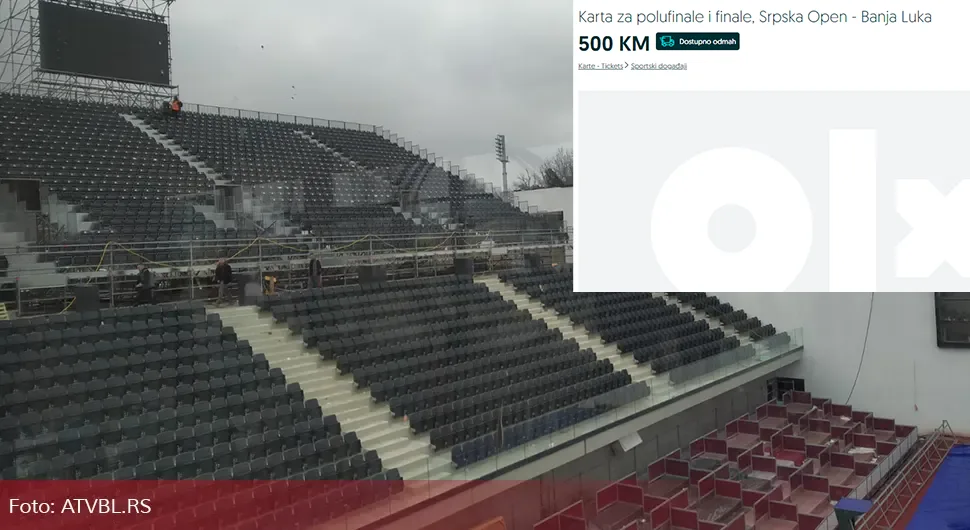 Počela preprodaja ulaznica! Za polufinale i finale Srpska opena traži 500 KM