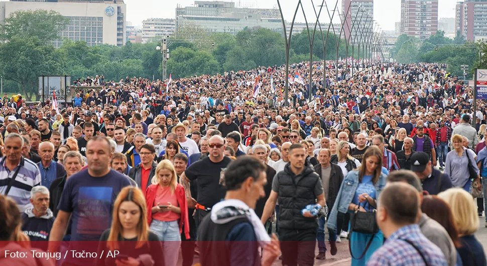 "Došla sam da podržim mog predsjednika”: Snažne poruke uoči skupa “Srbija nade”