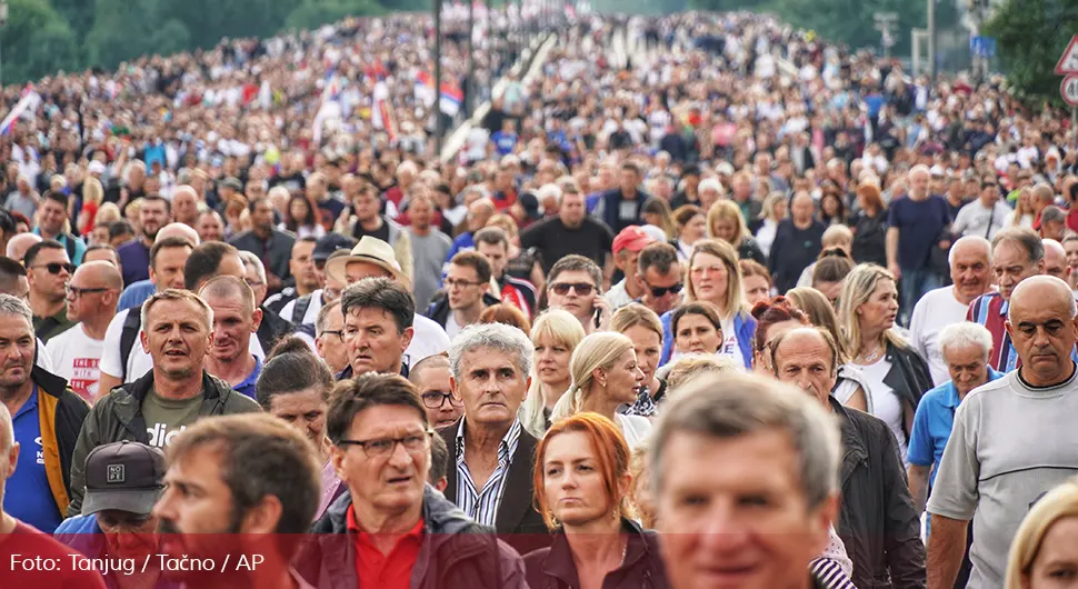 Pogledajte trenutnu situaciju u Beogradu: "Srbija nade" ujedinila građane (FOTO/VIDEO)