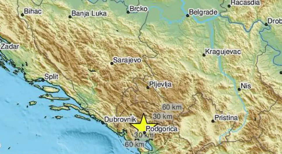 Zemljotres u Crnoj Gori