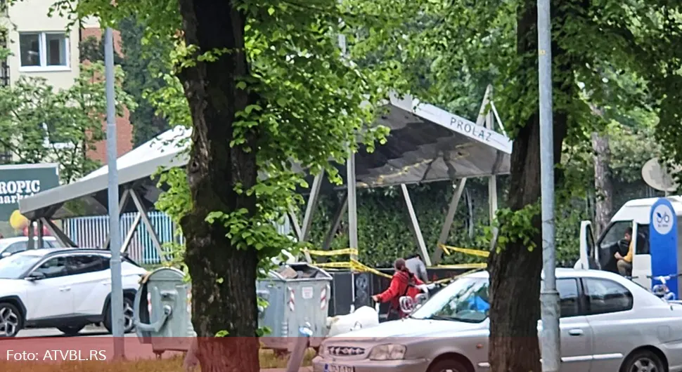 Žute trake i policija ispred "Akvane", ovo je razlog
