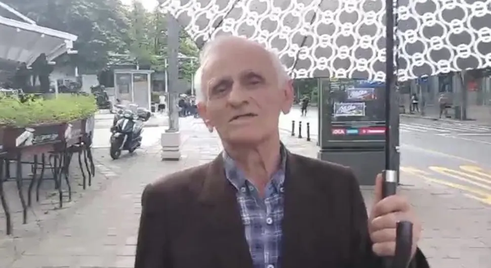 Djed Branislav (77) došao na skup "Srbija nade": Hoću da podržim predsjednika