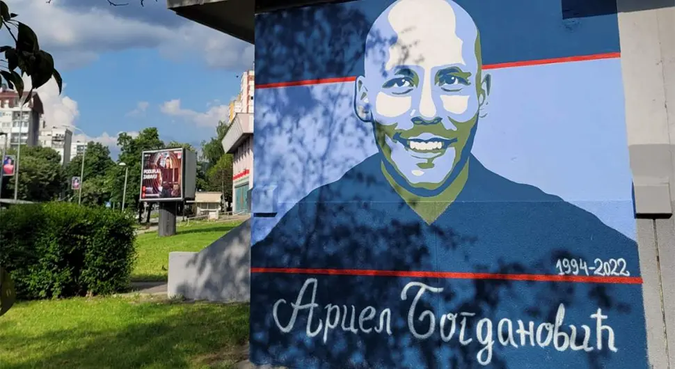 Mural posvećen ubijenom mladiću Arielu u Banjaluci