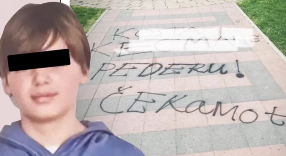 "Pe**ru, čekamo te": Da li je ovaj natpis bio namijenjen napadaču na školu