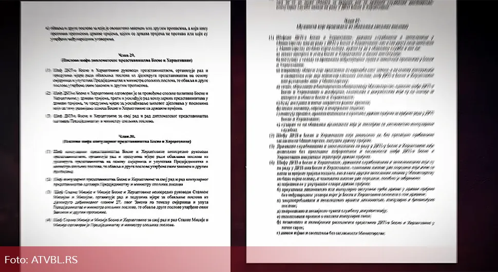 Nacrt Zakona o spoljnim poslovima BiH napravio pometnju
