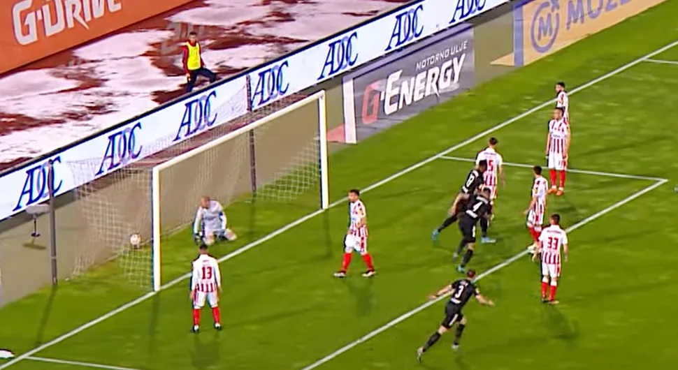 Šok na "Rajko Mitić"! Zvezda primila gol iz kornera, Čuka vodi u finalu Kupa