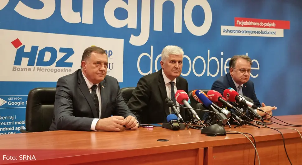 Sastanak lidera SNSD-a, HDZ-a i "trojke" u srijedu