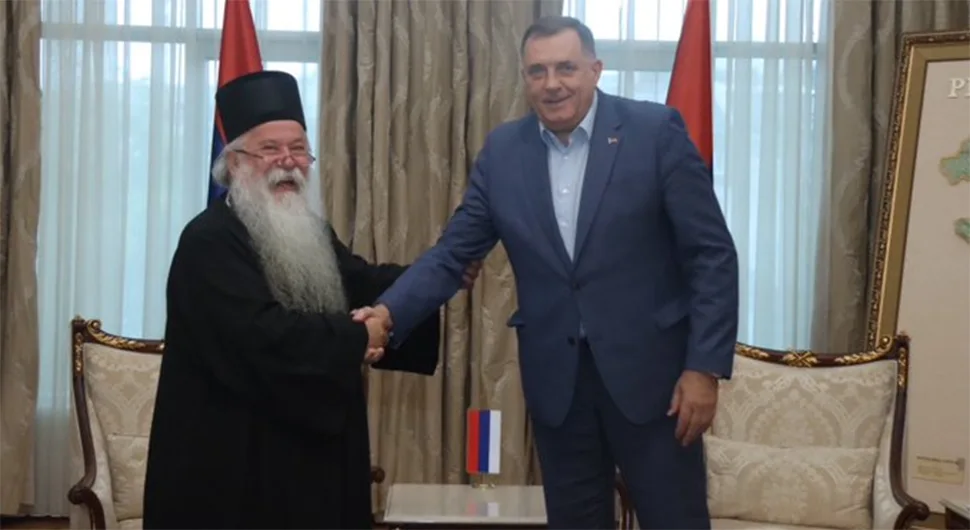 Dodik sa mitropolitom Hrizostomom: SPC je temelj srpskog identiteta