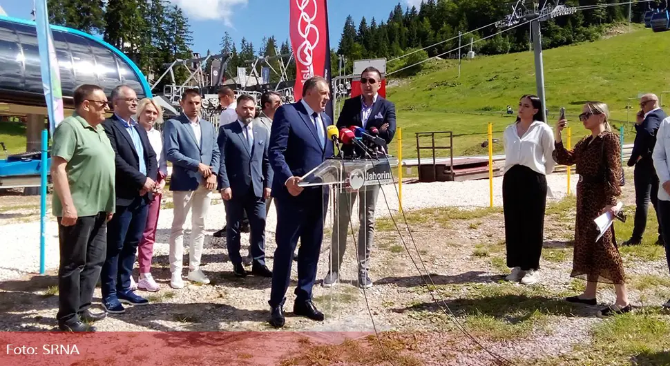 Dodik: Jahorina - jedno od najvećih gradilišta u regionu