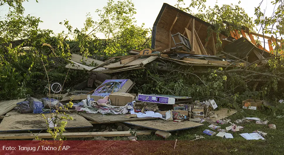Tornado udario u kuću, jedna osoba poginula